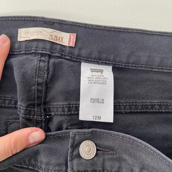 Levi's Vintage Cropped 550 Relaxed Boot Cut - Picture 4 of 6